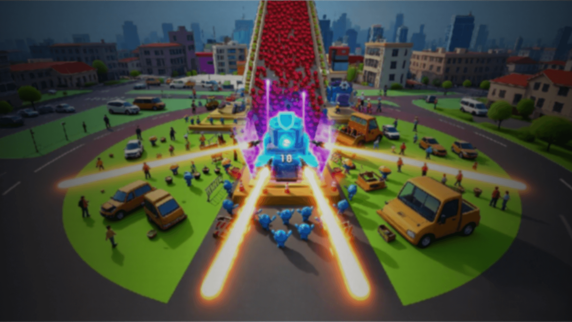 Soldiers Breakout Battle Background